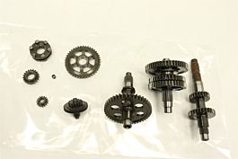 KAWASAKI PRAIRIE 400 4X4 01 TRANSMISSION GEARS SHAFTS ASSEMBLY 41821