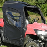 3 Star Black Soft Full Doors - Hisun HS 800, Strike 550, Massimo MSU 800