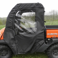 3 Star Black Soft Full Doors - Kubota RTV 900