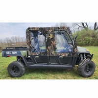 3 Star Camo Soft Upper Doors - Hisun Sector 750 Crew