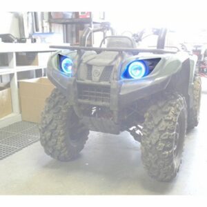 Angel Eye LED Headlight Kit by Snorkel Your ATV - 2002-14 Yamaha Grizzly 350, 400, 450, 660