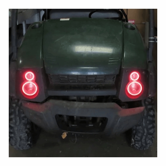 Angel Eye LED Headlight Kit by Snorkel Your ATV - Kawasaki Mule 600, 610, SX