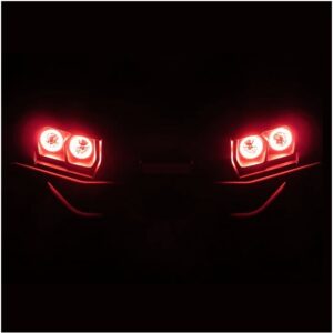 Angel Eye LED Headlight Kit by Snorkel Your ATV - Kawasaki Mule Pro-FXR