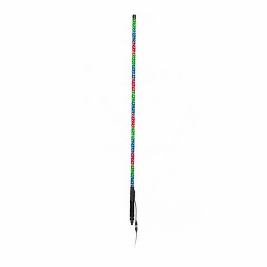 Boss Four Foot RGB LED Wrapped Whip