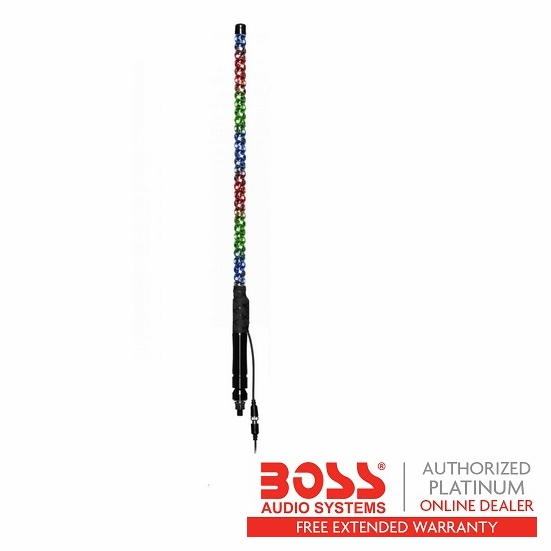 Boss Two Foot RGB LED Wrapped Whip